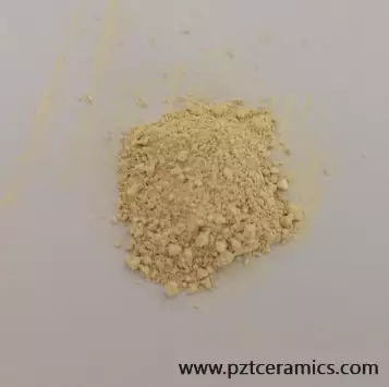D&uuml;ş&uuml;k sıcaklık sinterlenmiş piezoelektrik seramik malzeme